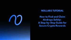 a blue and black background with text